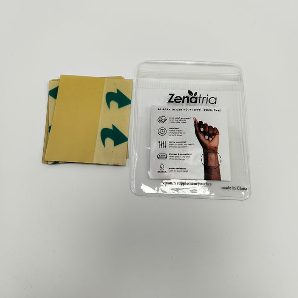 Zenatria-vitamin supplement patches 12-Hour Sustained Release Transdermal Vitamin Patches, Clean Ingredients, Easy to Use