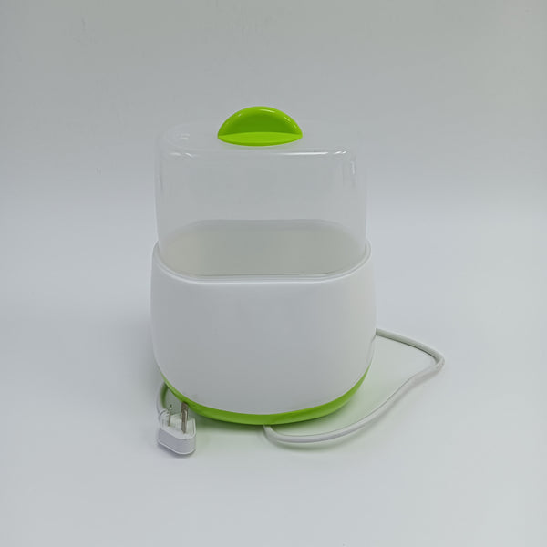 COZYPEPE Heaters, electric, for feeding bottle White and Green Electric Baby Bottle Warmer with Clear Cover