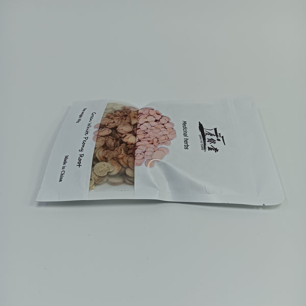 QING YU TANG Medicinal herbs White peony root, traditional Chinese medicinal material, is high-quality dried and sliced, 80g