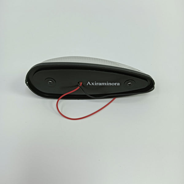 Axiraminora Taillights for vehicles Plastic LED Taillight for Vehicles, Black and White, 5.5x15cm