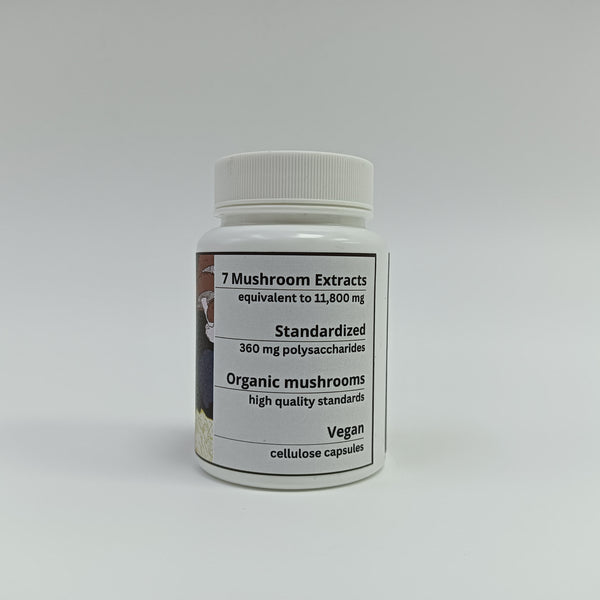 QING YU TANG Natural herbal supplements Natural Herbal Supplement for Immune Support, Mushroom Extracts, 90 Vegan Capsules