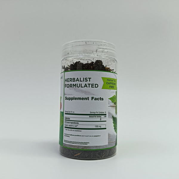 PU JI TANG Medicinal tea Organic Raspberry Leaf Herbal Tea, Caffeine - Free, for Women’s Wellness