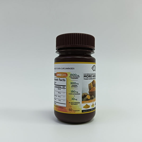 PU JI TANG Natural herbal supplements Natural Herbal Support for Inflammation & Joint Health, Turmeric Supplement, 60 Vegan Capsules