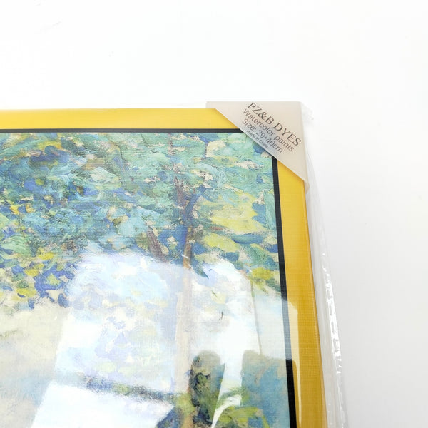 PZ&B DYES Watercolor paints Exquisite Watercolor Paints, Fabric-Textured Film, Polystyrene Frame, Flat Format, 29x40cm