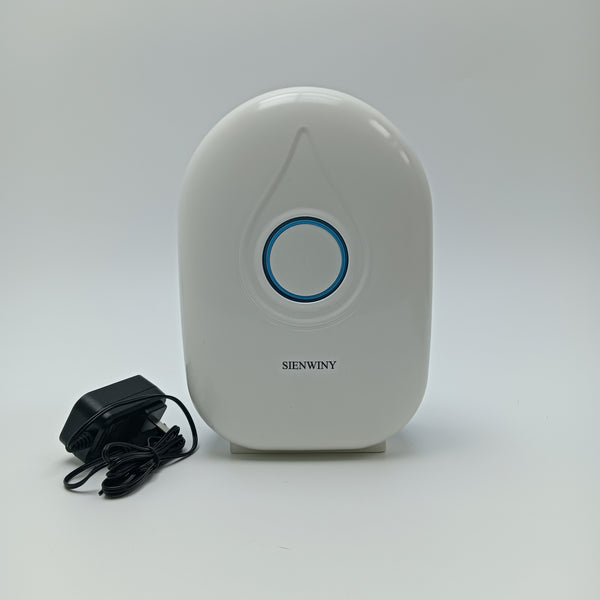 SIENWINY Dehumidifier 25W Dehumidifier, 200-300ml per 24 Hours Capacity, 9V with Power Adapter