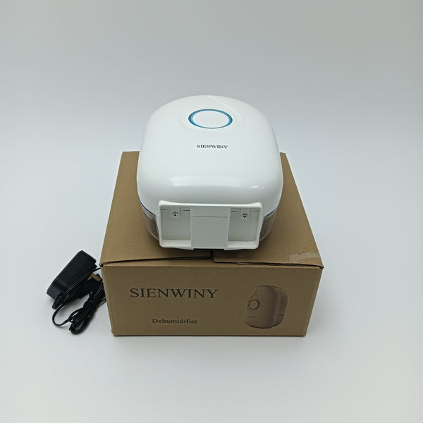 SIENWINY Dehumidifier 25W Dehumidifier, 200-300ml per 24 Hours Capacity, 9V with Power Adapter