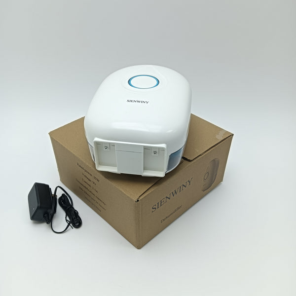 SIENWINY Dehumidifier 25W Dehumidifier, 200-300ml per 24 Hours Capacity, 9V with Power Adapter