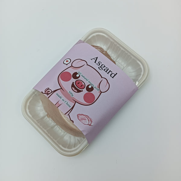 Asgard All natural meats pork Premium All Natural Pork Meat, 500g Pack, suitable for various cooking methods
