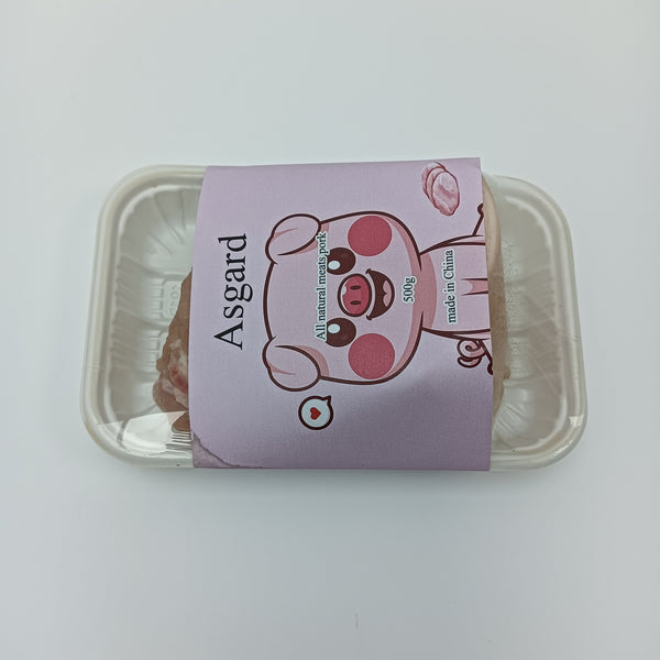 Asgard All natural meats pork Premium All Natural Pork Meat, 500g Pack, suitable for various cooking methods