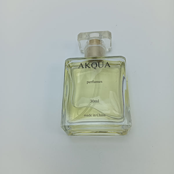 AKQUA perfumes 30ml Perfume Spray, Light Floral Fragrance, Square Glass Bottle with Crystal Cap, Unisex