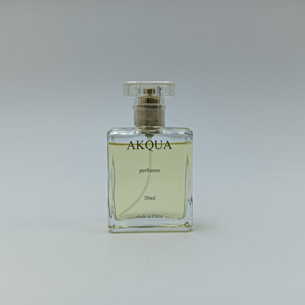 AKQUA perfumes 30ml Perfume Spray, Light Floral Fragrance, Square Glass Bottle with Crystal Cap, Unisex