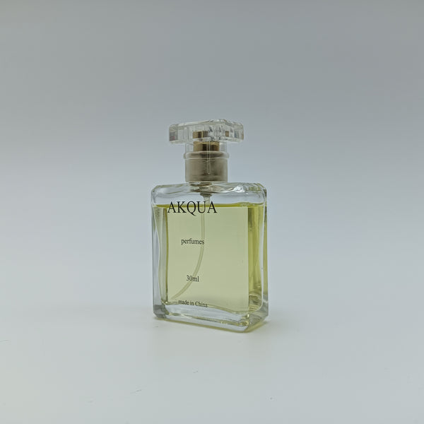 AKQUA perfumes 30ml Perfume Spray, Light Floral Fragrance, Square Glass Bottle with Crystal Cap, Unisex