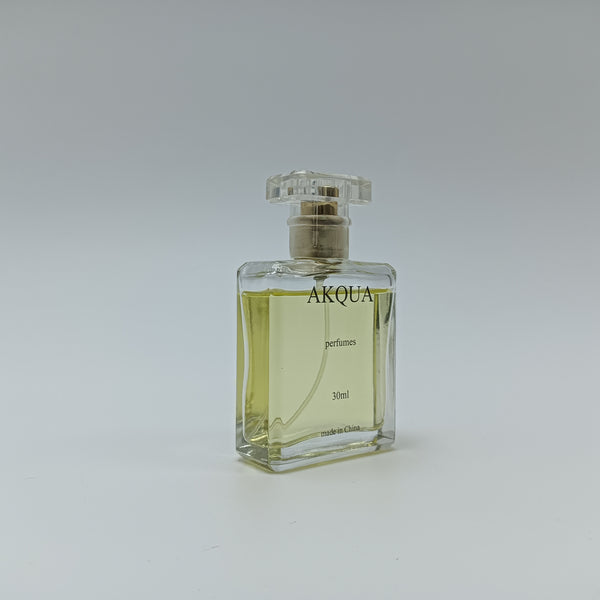 AKQUA perfumes 30ml Perfume Spray, Light Floral Fragrance, Square Glass Bottle with Crystal Cap, Unisex
