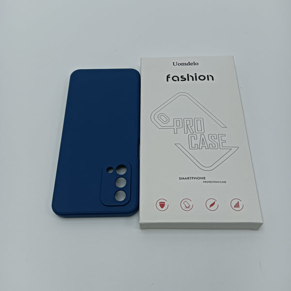 Uomdelo Cases for mobile phones Smartphone Protection Case, Blue, Silicone Material with Camera Cutouts