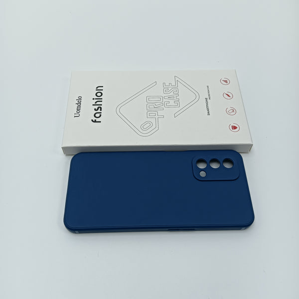 Uomdelo Cases for mobile phones Smartphone Protection Case, Blue, Silicone Material with Camera Cutouts