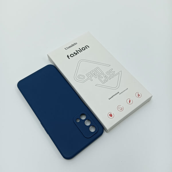 Uomdelo Cases for mobile phones Smartphone Protection Case, Blue, Silicone Material with Camera Cutouts
