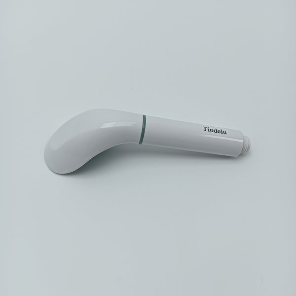 Tiodelu Plumbing fixtures, shower sprayers Handheld Shower Head, White and Gray, Universal Threaded Connection
