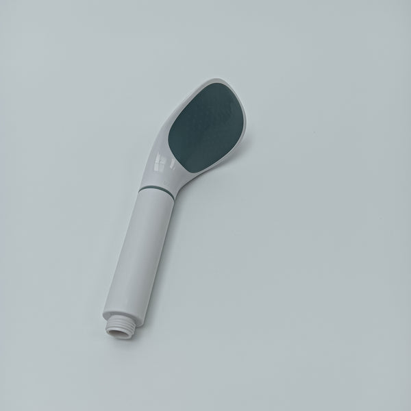 Tiodelu Plumbing fixtures, shower sprayers Handheld Shower Head, White and Gray, Universal Threaded Connection