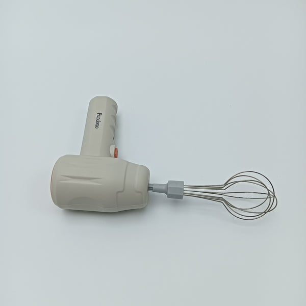 Pundoxo Electric egg beaters Portable Electric Hand Mixer with Whisk Attachment, Handheld Egg Beater, Beige