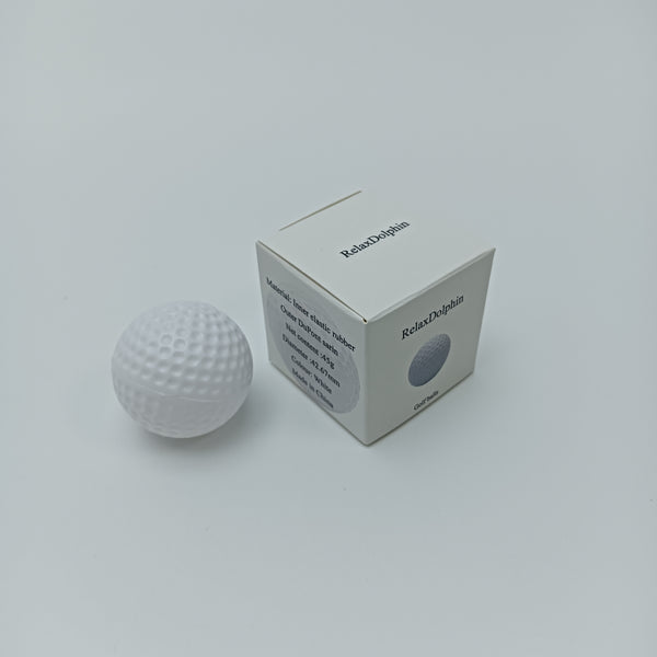 RelaxDolphin Golf balls White Golf Balls, Inner Elastic Rubber Core, 42.67mm Diameter, 45g