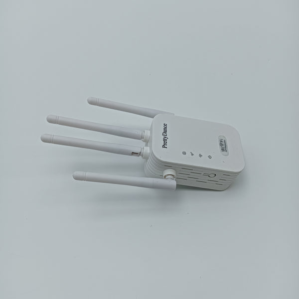 PrettyDance Wireless routers White Wireless Routers with 4 Antennas, Dual Ethernet Ports