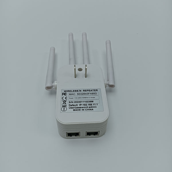 PrettyDance Wireless routers White Wireless Routers with 4 Antennas, Dual Ethernet Ports