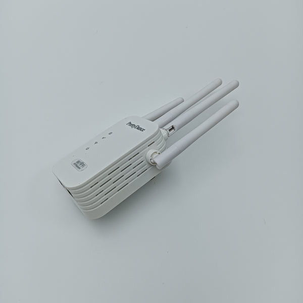 PrettyDance Wireless routers White Wireless Routers with 4 Antennas, Dual Ethernet Ports