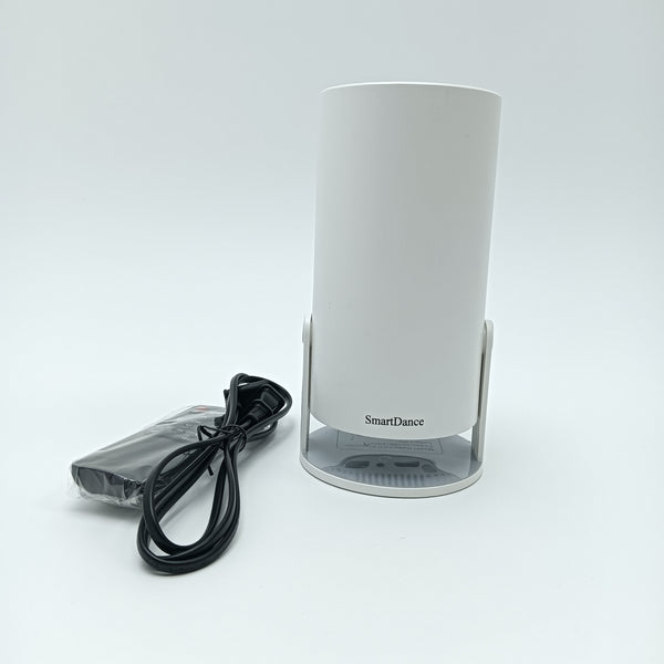 SmartDance Multimedia projectors White Multimedia Projector with Remote Control, HDMI USB VGA Connectivity