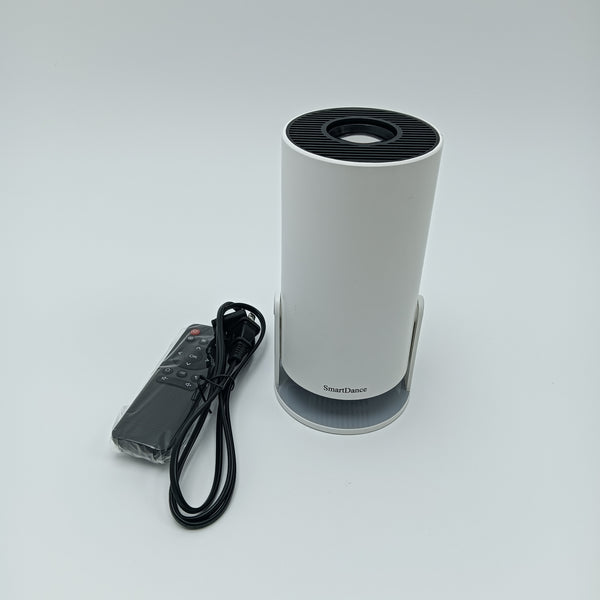 SmartDance Multimedia projectors White Multimedia Projector with Remote Control, HDMI USB VGA Connectivity
