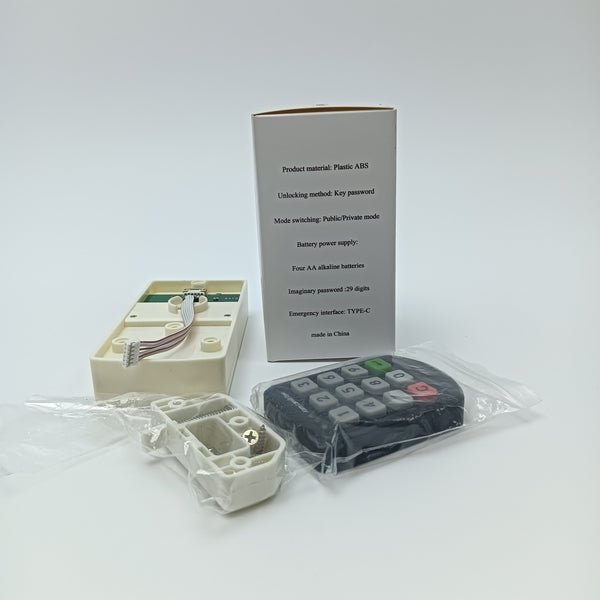 EnjoyKitty Electronic locks Electronic Keypad Lock, Plastic ABS Material, Key Password Unlocking