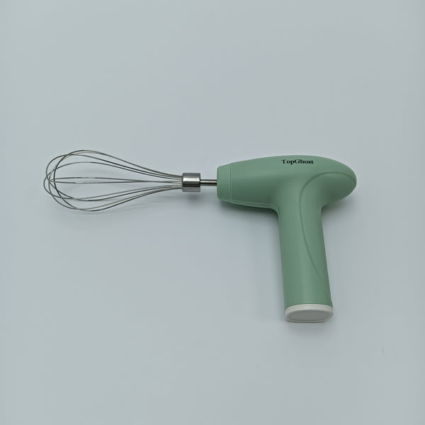 TopGhost Electric egg beaters Handheld Egg Beater with Whisk Attachment, Green