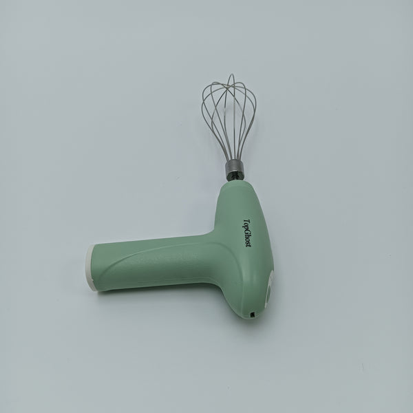 TopGhost Electric egg beaters Handheld Egg Beater with Whisk Attachment, Green