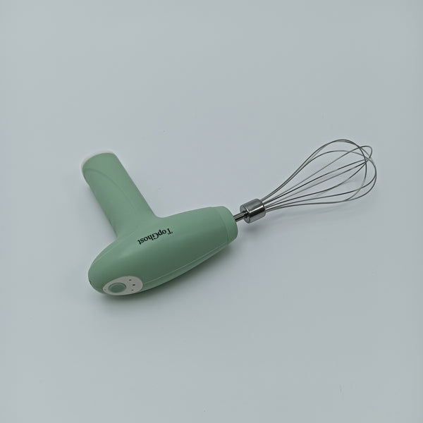 TopGhost Electric egg beaters Handheld Egg Beater with Whisk Attachment, Green