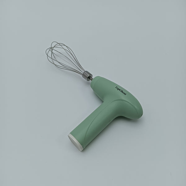 TopGhost Electric egg beaters Handheld Egg Beater with Whisk Attachment, Green