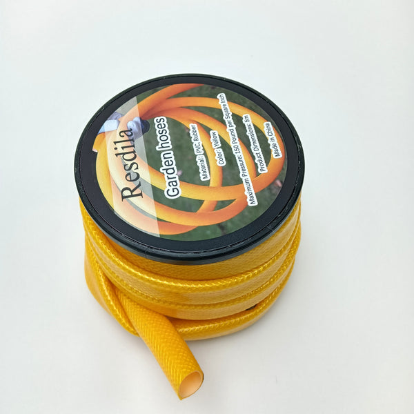 Resdila Garden hoses Yellow Garden Hose, PVC Rubber Material, 5m Length