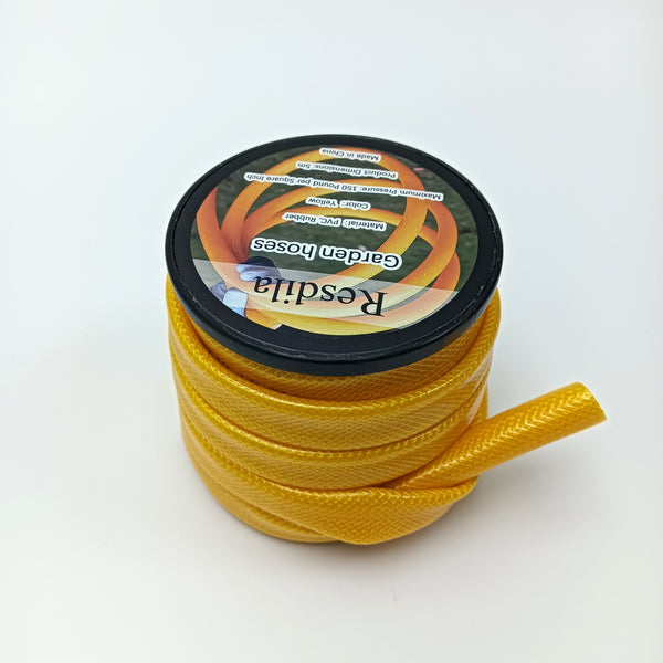 Resdila Garden hoses Yellow Garden Hose, PVC Rubber Material, 5m Length