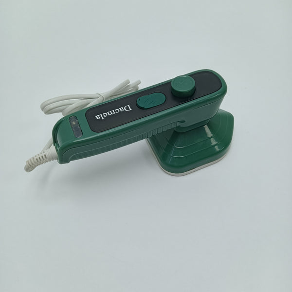 Dacmela clothes steamers Portable Handheld Garment Steamer with Brush Attachment, Green