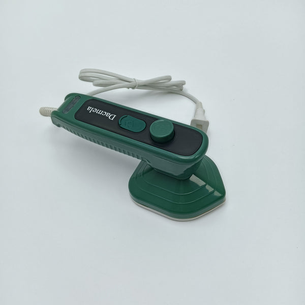Dacmela clothes steamers Portable Handheld Garment Steamer with Brush Attachment, Green