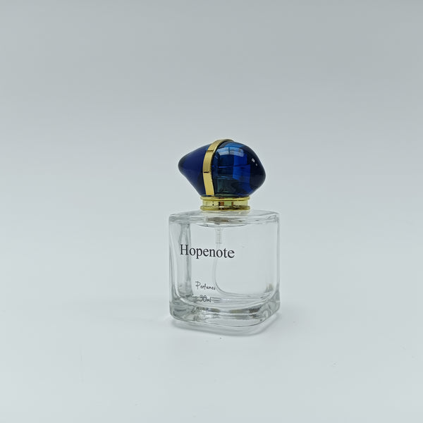 Hopenote Perfumes 30ml Perfumes, Amber Vanilla Scent, Luxury Glass Bottle with Blue Faceted Cap