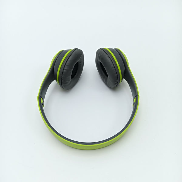 Paccila Wireless cellular phone headsets Wireless Over-Ear Headphones, Green and Black, Cushioned Ear Pads, Adjustable Headband