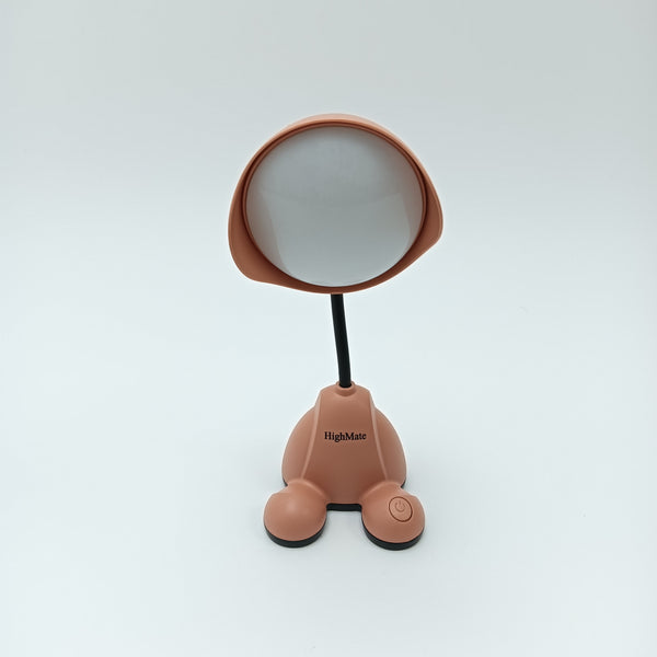 HighMate LED lamps LED Desk Lamp with Adjustable Gooseneck, Coral Pink, Touch Control Button