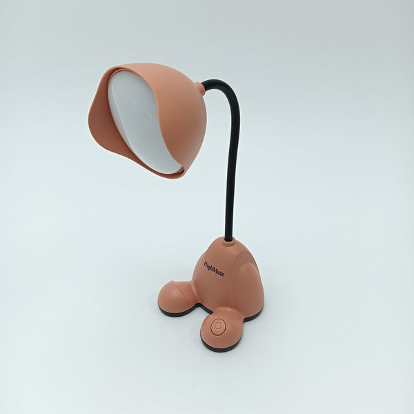 HighMate LED lamps LED Desk Lamp with Adjustable Gooseneck, Coral Pink, Touch Control Button