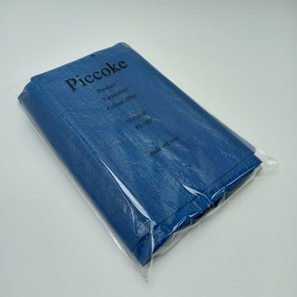 Piccoke Tarpaulins Blue PE+PP Material Heavy Duty Tarpaulin for Camping and Outdoor Activities