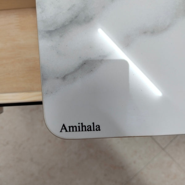 Amihala Nightstands 2 Drawer Nightstands with Metal Legs, Modern Style