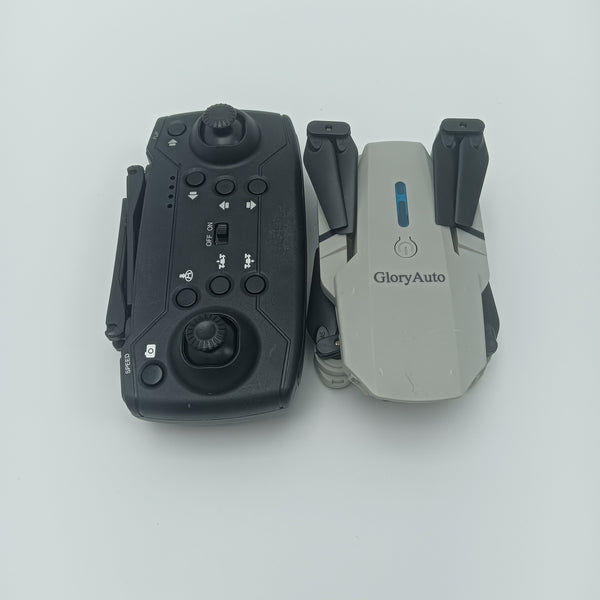 GloryAuto Drones Portable Foldable Drone with Camera and Remote Controller, Gray