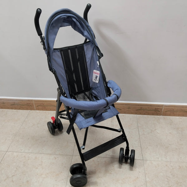 RapOcean Strollers Lightweight Stroller, Blue with Black Mesh, Foldable Baby Stroller with Canopy