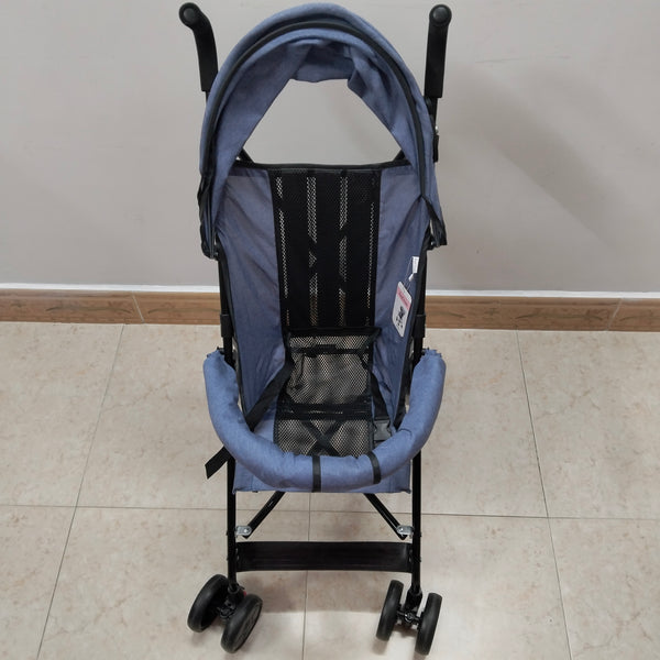 RapOcean Strollers Lightweight Stroller, Blue with Black Mesh, Foldable Baby Stroller with Canopy