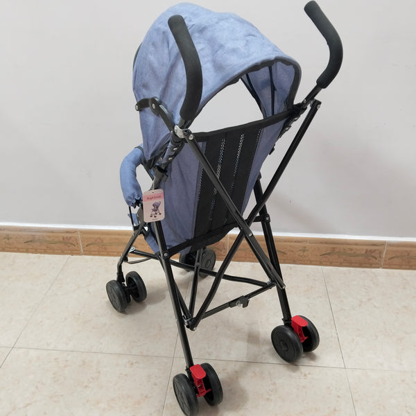 RapOcean Strollers Lightweight Stroller, Blue with Black Mesh, Foldable Baby Stroller with Canopy