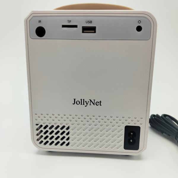 JollyNet Multimedia projectors Portable Multimedia Video Projector with Handle and Remote