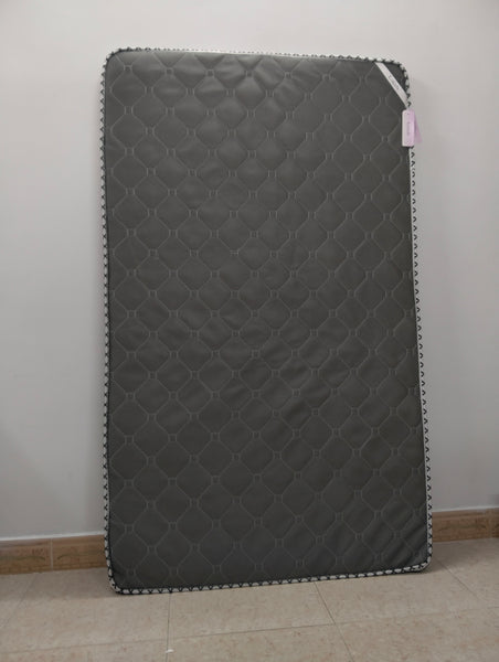 Koscels Futon mattresses Gray Quilted Pattern Mattress with Decorative Border Trim